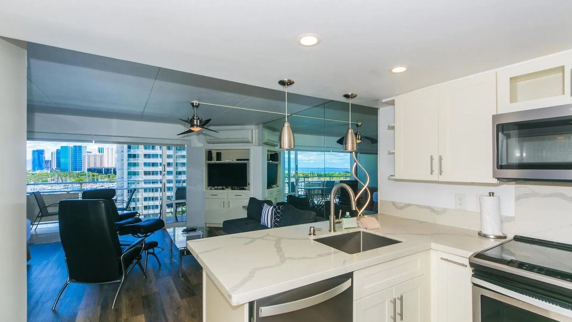 Ilikai Tower 1033 Yacht Harbor View 1Br Daire Honolulu