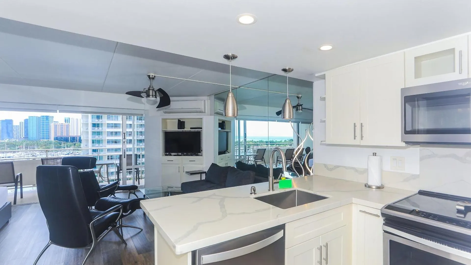 Ilikai Tower 1033 Yacht Harbor View 1Br Daire Honolulu